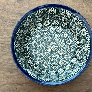 POLISH POTTERY 6” CEREAL BOWL